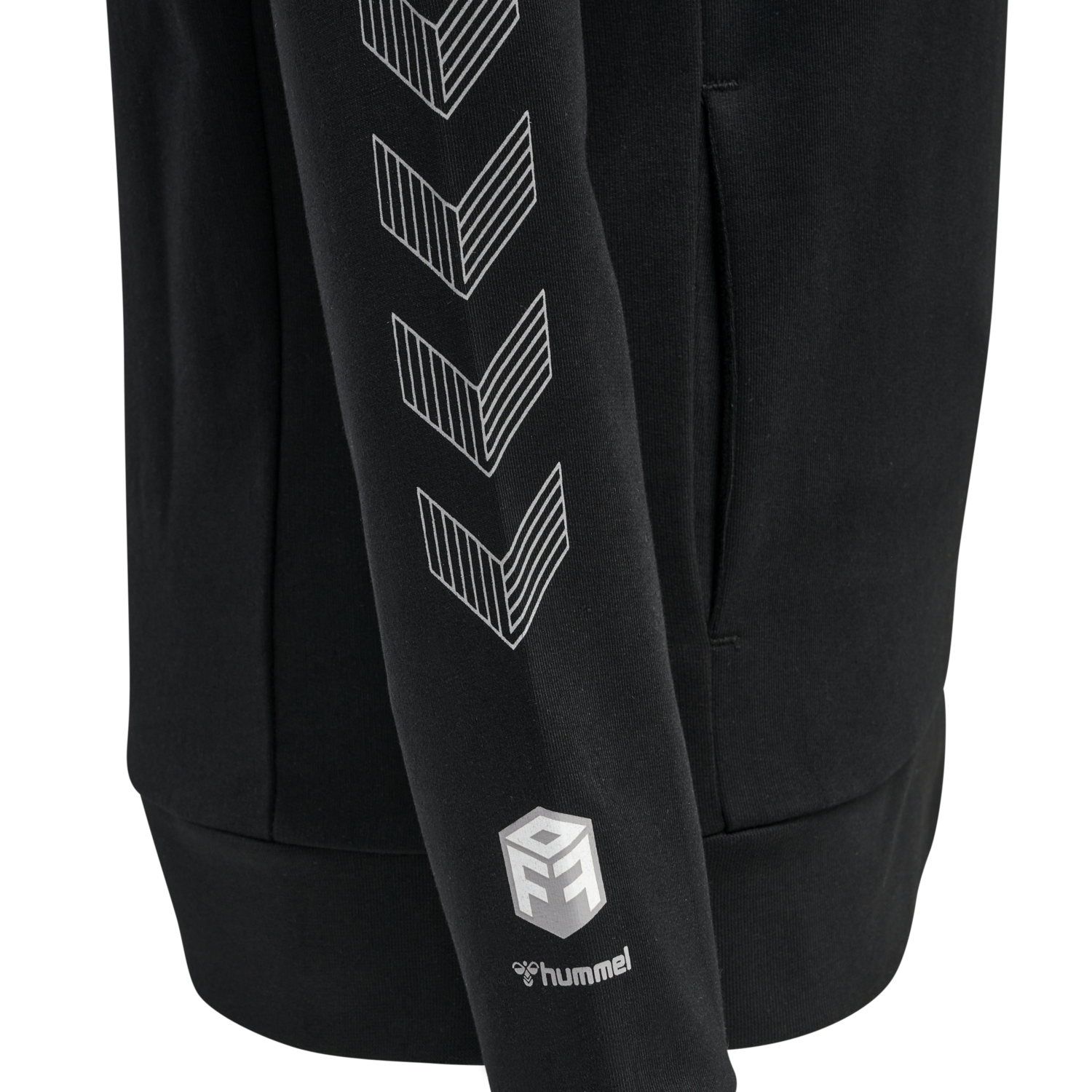 hmlMOVE GRID COTTON SWEATSHIRT WOMA, BLACK, packshot