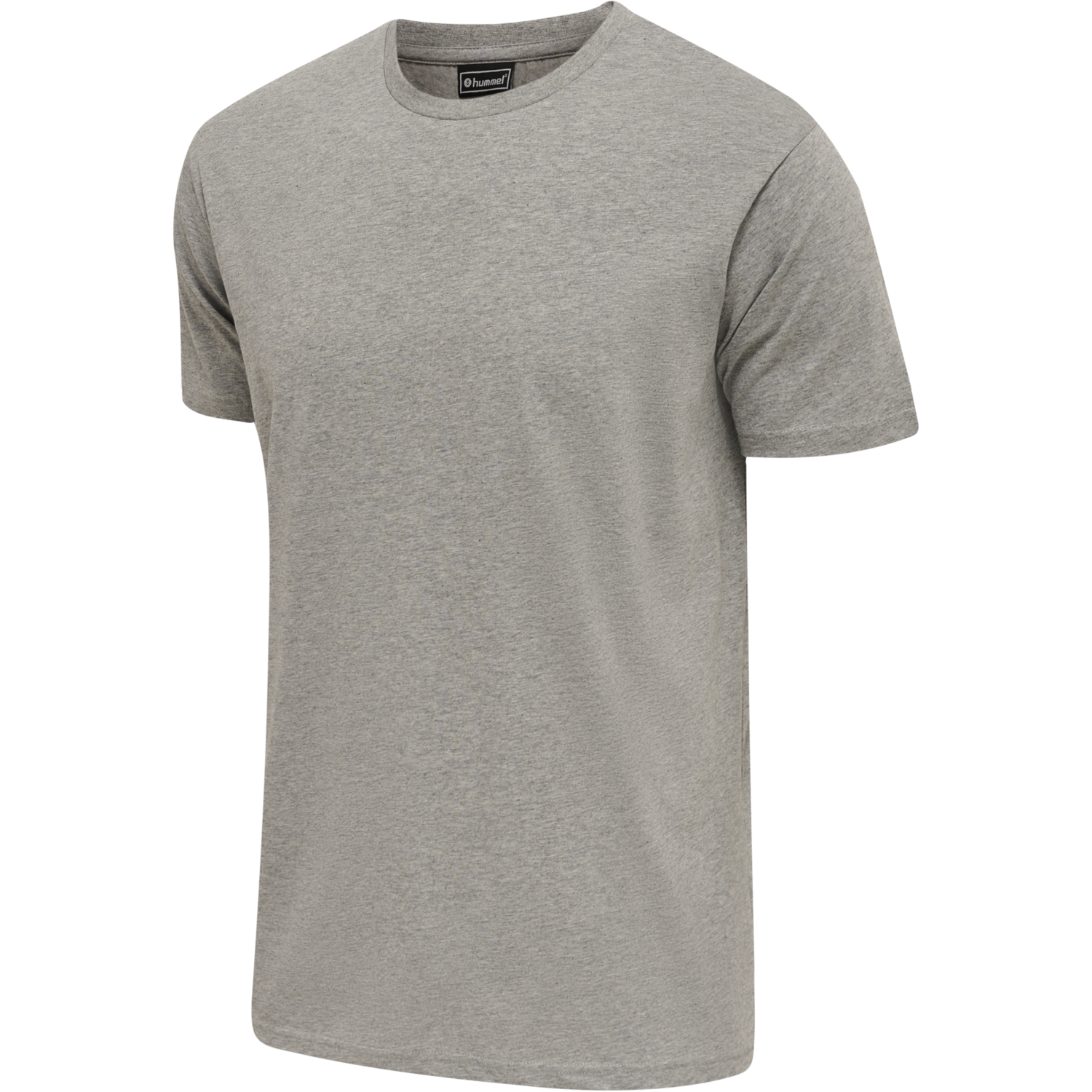 hmlRED BASIC T-SHIRT S/S, GREY MELANGE, packshot