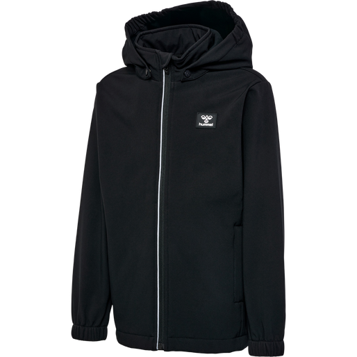 hmlMARS SOFTSHELL JACKET, BLACK, packshot