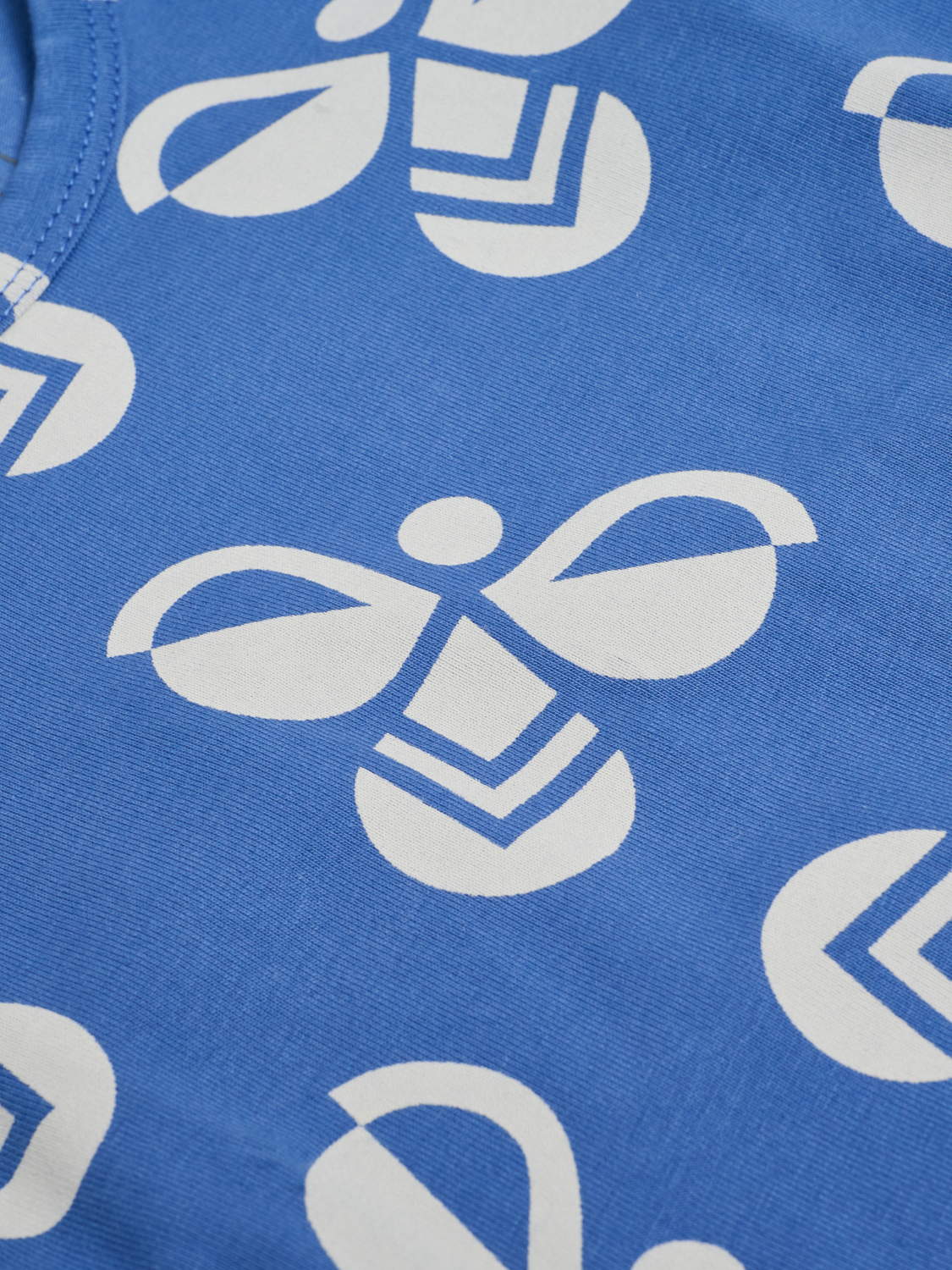 hmlMINI BOLD BEE AOP BODY S/S, DUTCH BLUE, packshot