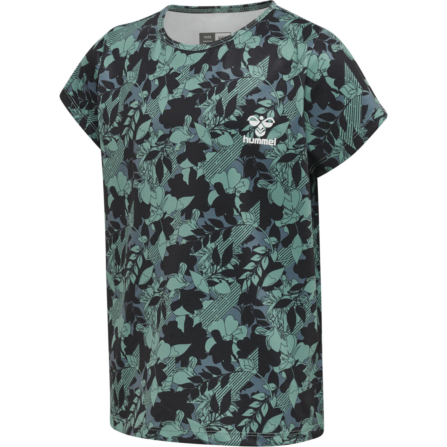 hmlNANNA T-SHIRT S/S, MINERAL BLUE, packshot