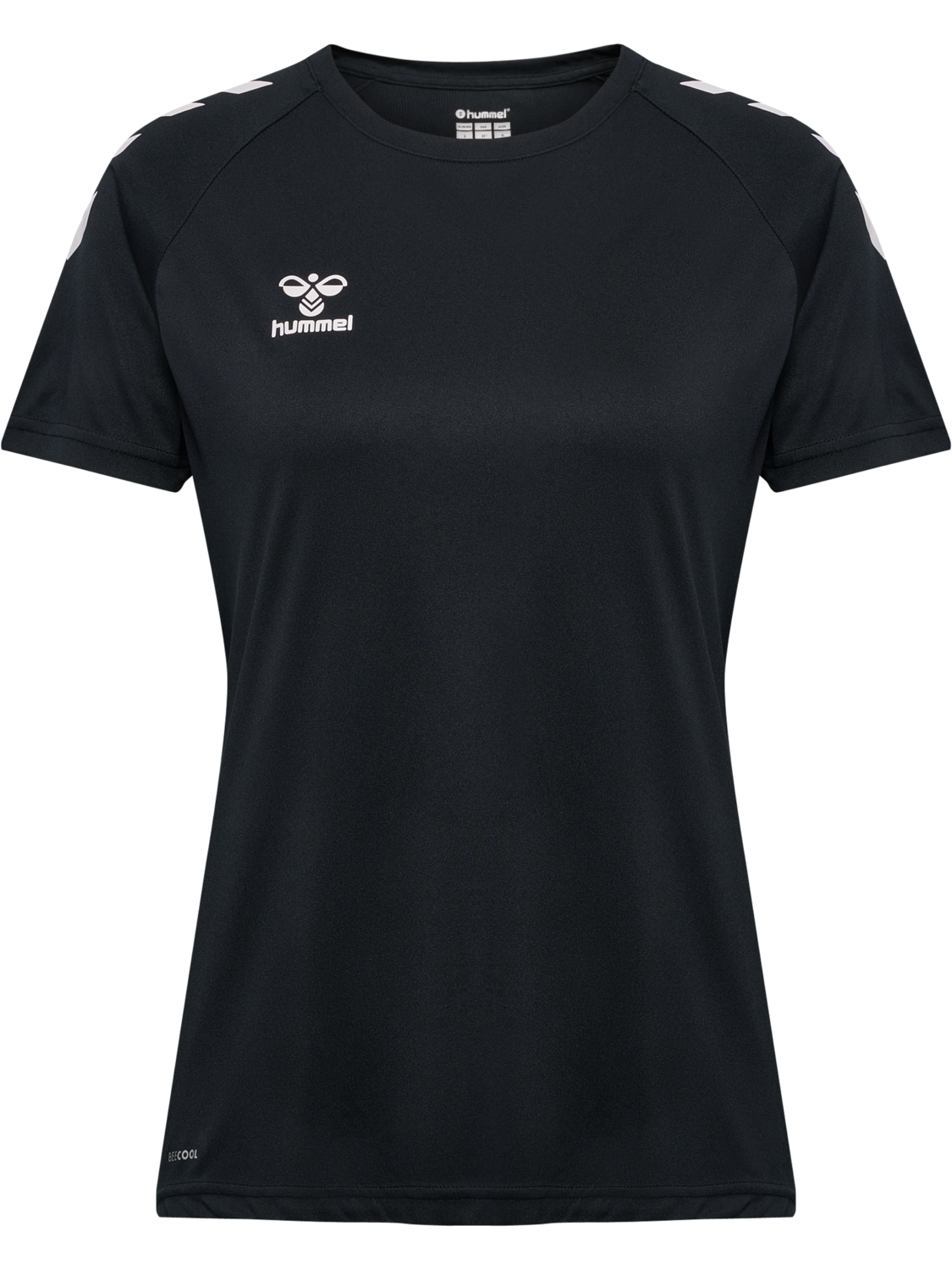 hmlCORE XK CORE POLY TEE  S/S WOMAN, BLACK, packshot