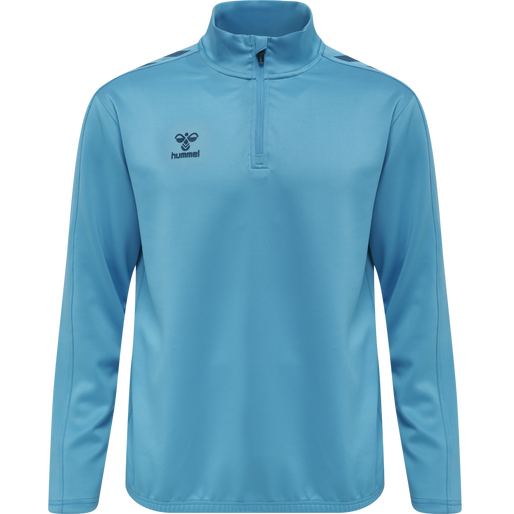 hmlCORE XK HALF ZIP POLY SWEAT, BLUE DANUBE hmlCORE XK HALF ZIP POLY SWEAT, BLUE DANUBE, packshot