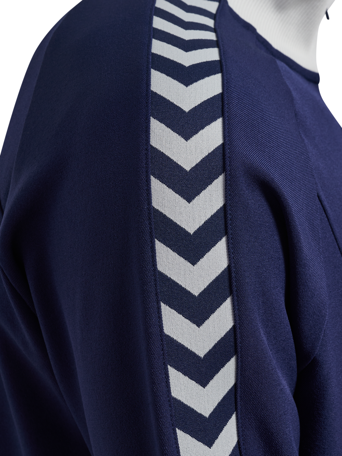 hmlROOT TRACK ZIP JACKET, MARINE, packshot
