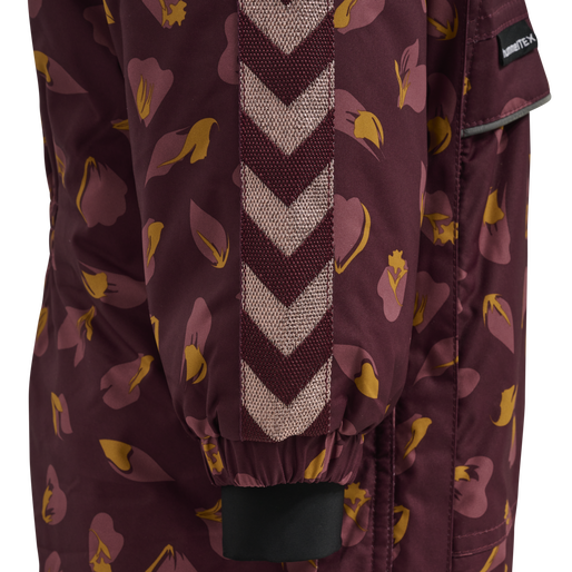 hmlMOON TEX SNOWSUIT, WINDSOR WINE, packshot
