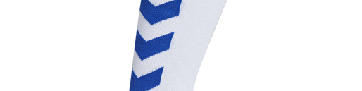ELITE INDOOR SOCK HIGH, WHITE/TRUE BLUE ELITE INDOOR SOCK HIGH, WHITE/TRUE BLUE, packshot