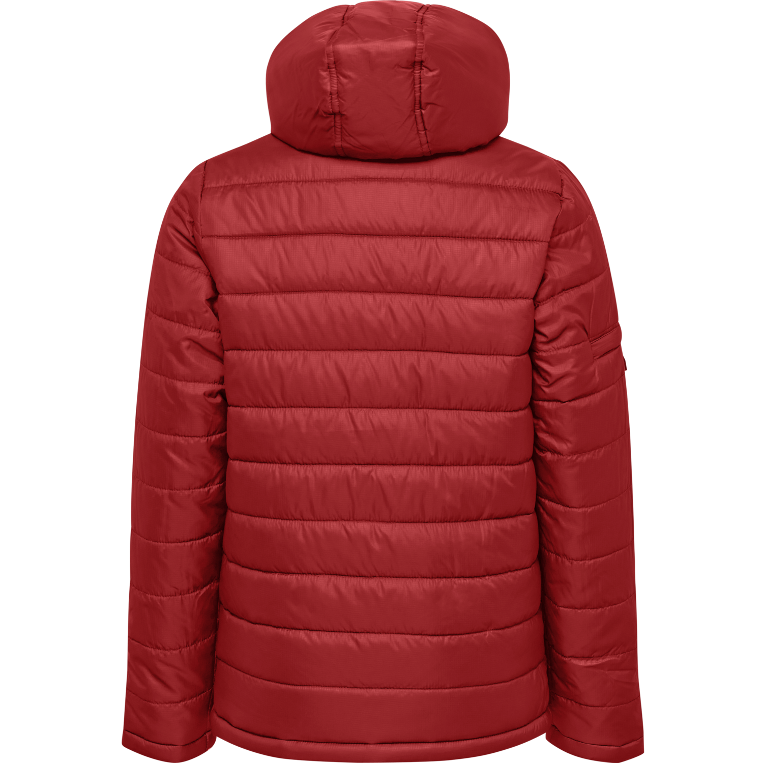 hmlNORTH QUILTED HOOD JACKET KIDS, TRUE RED, packshot
