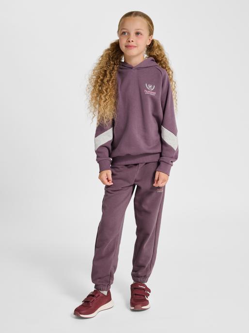 hmlJR LOOSE HOODIE BTS, FLINT, model