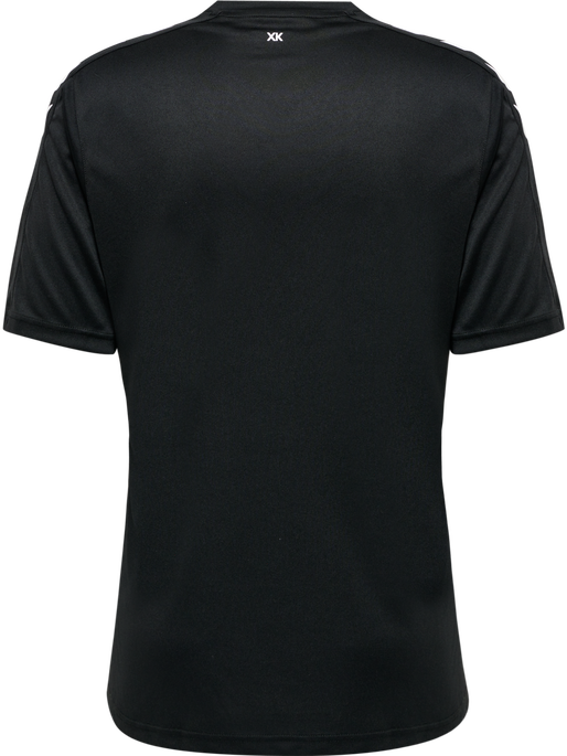 hmlCORE XK POLY JERSEY S/S, BLACK hmlCORE XK POLY JERSEY S/S, BLACK, packshot