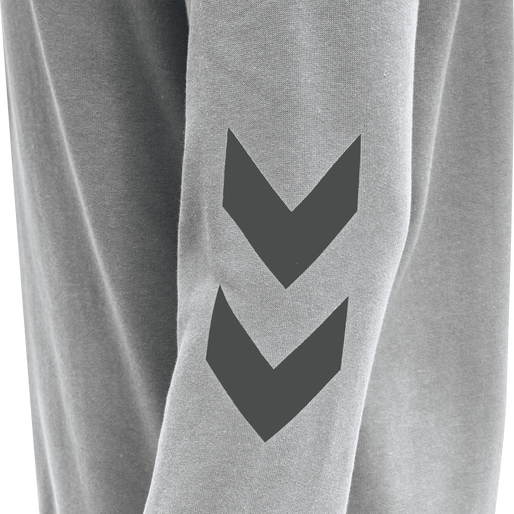 hmlLEGACY ZIP HOODIE, GREY MELANGE hmlLEGACY ZIP HOODIE, GREY MELANGE, packshot