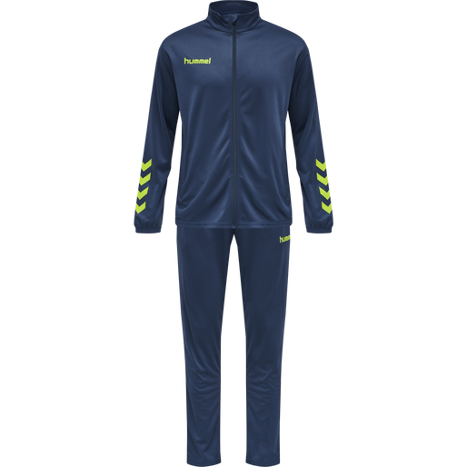 hmlPROMO POLY SUIT, DARK DENIM, packshot