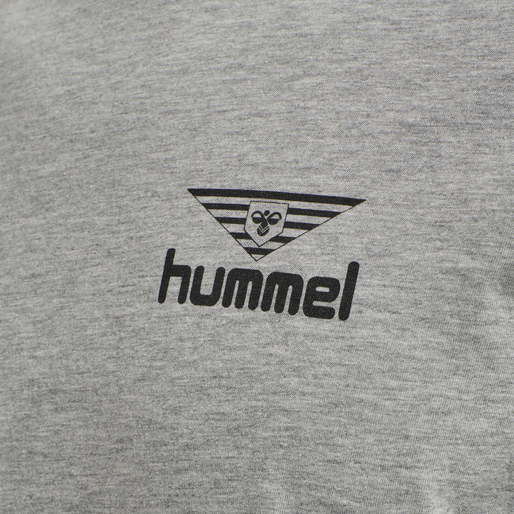 hmlHIVE COTTON TEE, GREY MELANGE, packshot