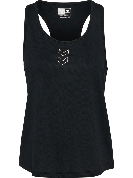 hmlCOURT LIGHT WEIGHT TANKTOP W, LIGHT GREY/BLACK, packshot