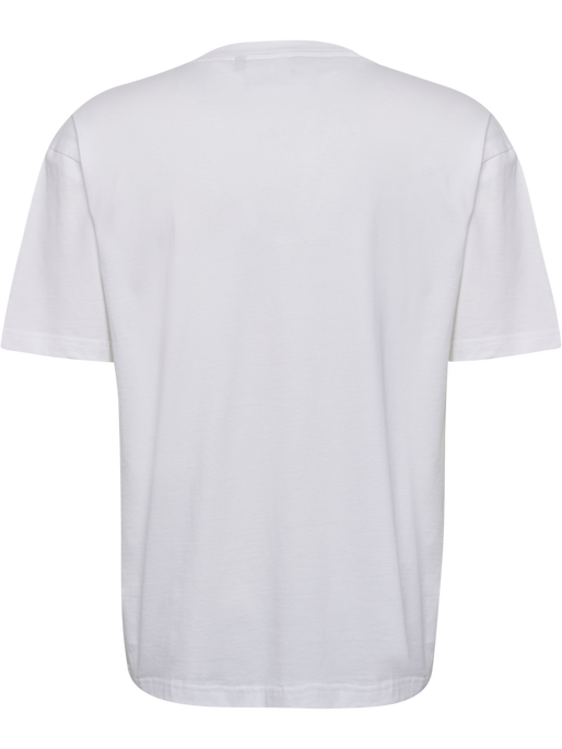 hmlLOOSE TEE S/S CLUB SPORTSWEAR, WHITE/DARK GREEN, packshot