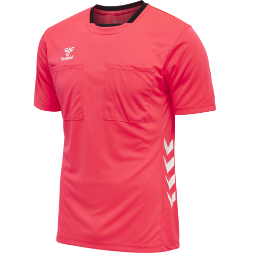 hmlREFEREE CHEVRON JERSEY S/S, DIVA PINK, packshot