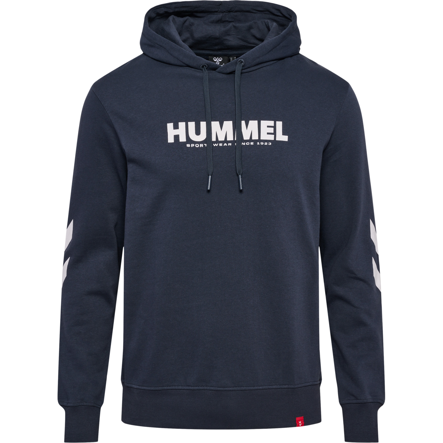 hmlLEGACY LOGO HOODIE, BLUE NIGHTS, packshot