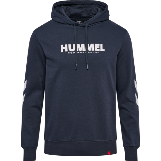 hmlLEGACY LOGO HOODIE, BLUE NIGHTS hmlLEGACY LOGO HOODIE, BLUE NIGHTS, packshot