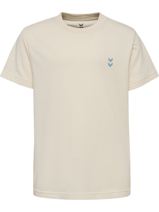 hmlJR PULSE T-SHIRT S/S, TOFU hmlJR PULSE T-SHIRT S/S, TOFU, packshot