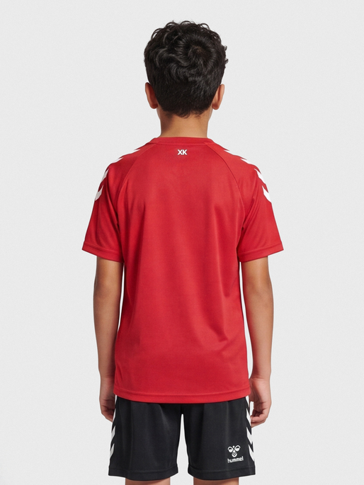 hmlCORE XK CORE POLY TEE S/S KIDS, TRUE RED, model