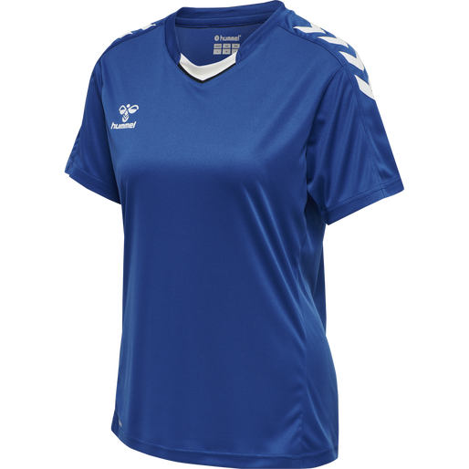 hmlCORE XK POLY JERSEY S/S WOMAN, TRUE BLUE, packshot