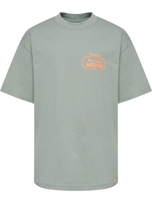 hmlJR LOOSE T-SHIRT S/S STADIUM, ICEBERG GREEN hmlJR LOOSE T-SHIRT S/S STADIUM, ICEBERG GREEN, packshot