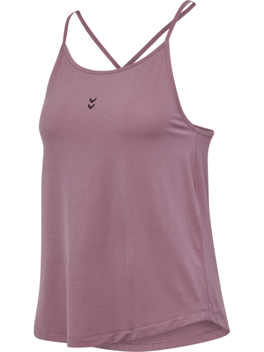 hmlYOGA SOFT W STRAP TOP, WISTFUL MAUVE, packshot