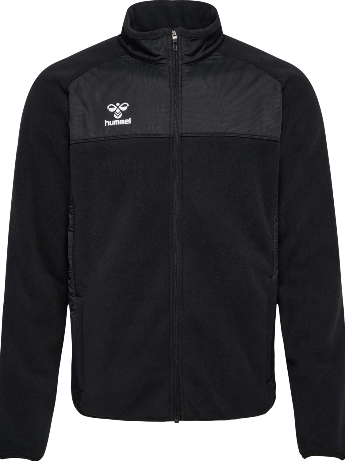 hmlGO FLEECE JACKET, BLACK, packshot