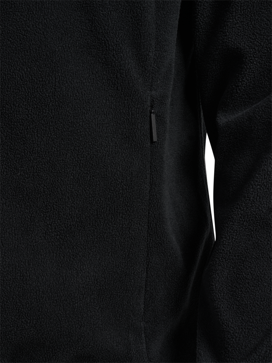 hmlACTIVE FLEECE JACKET, BLACK, packshot