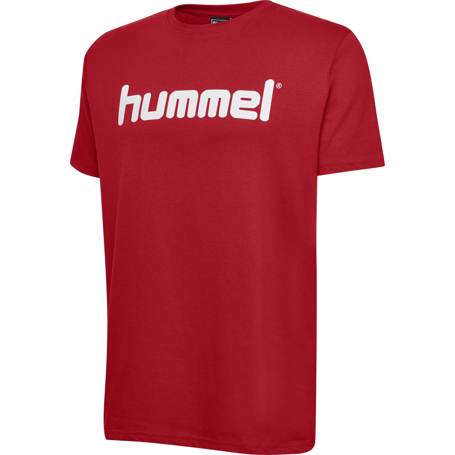 HMLGO COTTON LOGO T-SHIRT S/S, TRUE RED, packshot