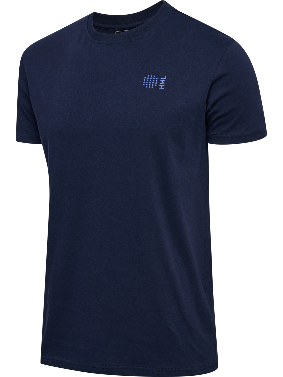 hmlCOURT COTTON T-SHIRT S/S, MARINE, packshot