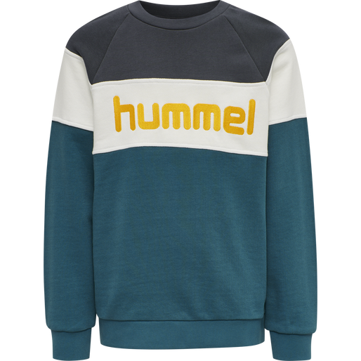 hmlCLAES SWEATSHIRT, BLUE CORAL, packshot