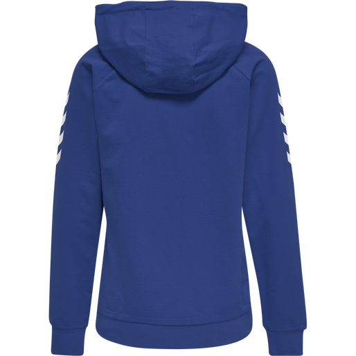 HMLGO COTTON HOODIE WOMAN, TRUE BLUE, packshot