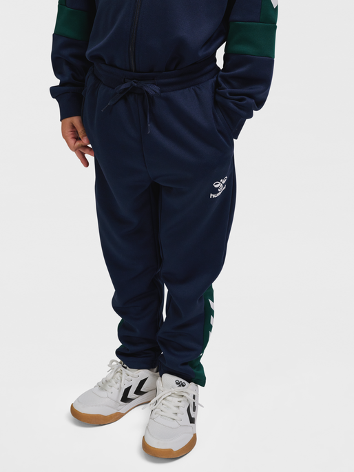 hmlORTON PANTS, BLACK IRIS, model