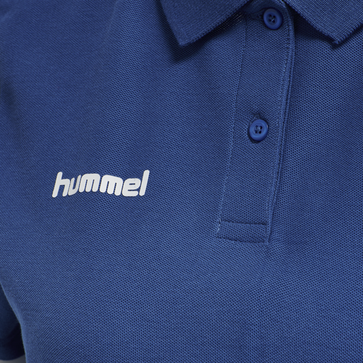 HMLGO COTTON POLO WOMAN, TRUE BLUE HMLGO COTTON POLO WOMAN, TRUE BLUE, packshot