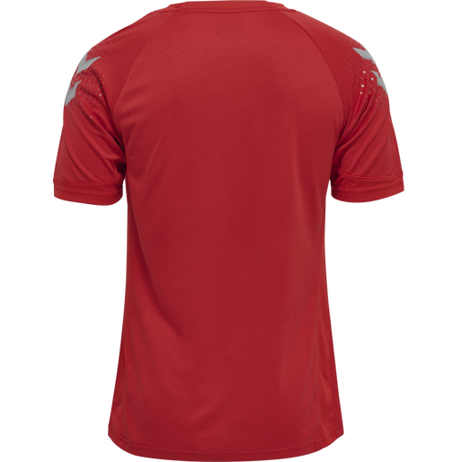 hmlLEAD S/S POLY JERSEY, TRUE RED hmlLEAD S/S POLY JERSEY, TRUE RED, packshot