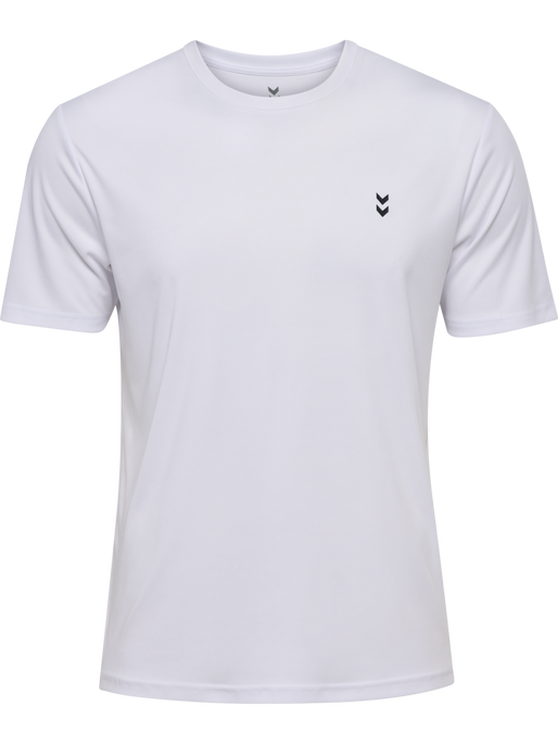 hmlPULSE TRAINING  T-SHIRT S/S, WHITE, packshot