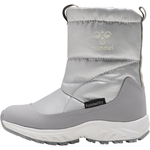 ROOT PUFFER BOOT RECYCLED TEX INFANT, SILVER, packshot