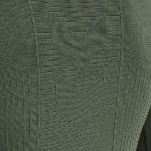 hmlSTROKE SEAMLESS T-SHIRT L/S, THYME hmlSTROKE SEAMLESS T-SHIRT L/S, THYME, packshot
