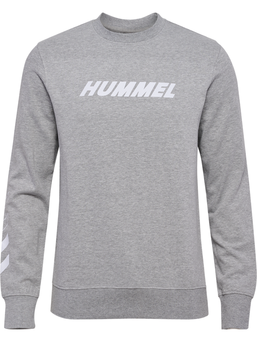 hmlELEMENTAL SWEATSHIRT, GREY MELANGE, packshot