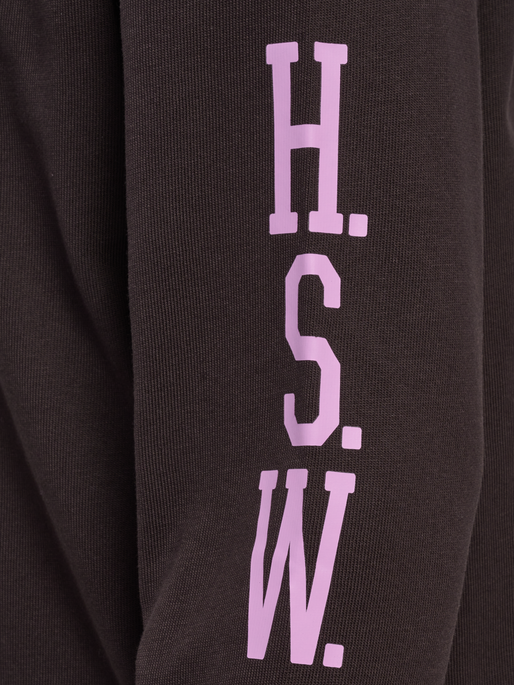 hmlLOOSE T-SHIRT L/S SW STADIUM, AFTER DARK, packshot