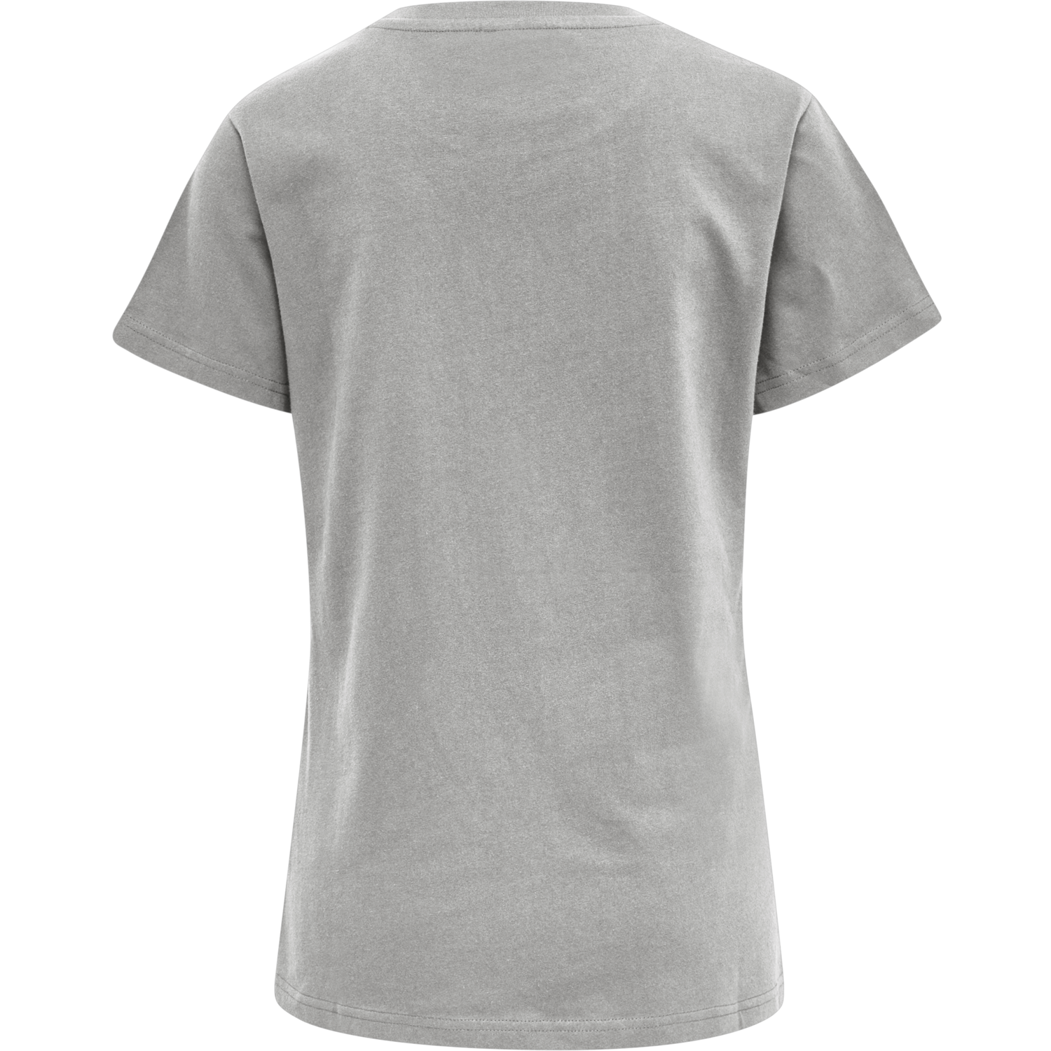 hmlRED HEAVY T-SHIRT S/S WOMAN, GREY MELANGE, packshot