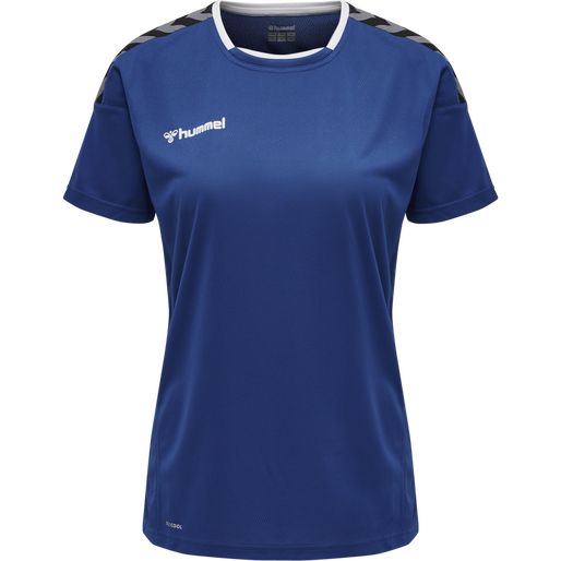 hmlAUTHENTIC POLY JERSEY WOMAN S/S, TRUE BLUE hmlAUTHENTIC POLY JERSEY WOMAN S/S, TRUE BLUE, packshot