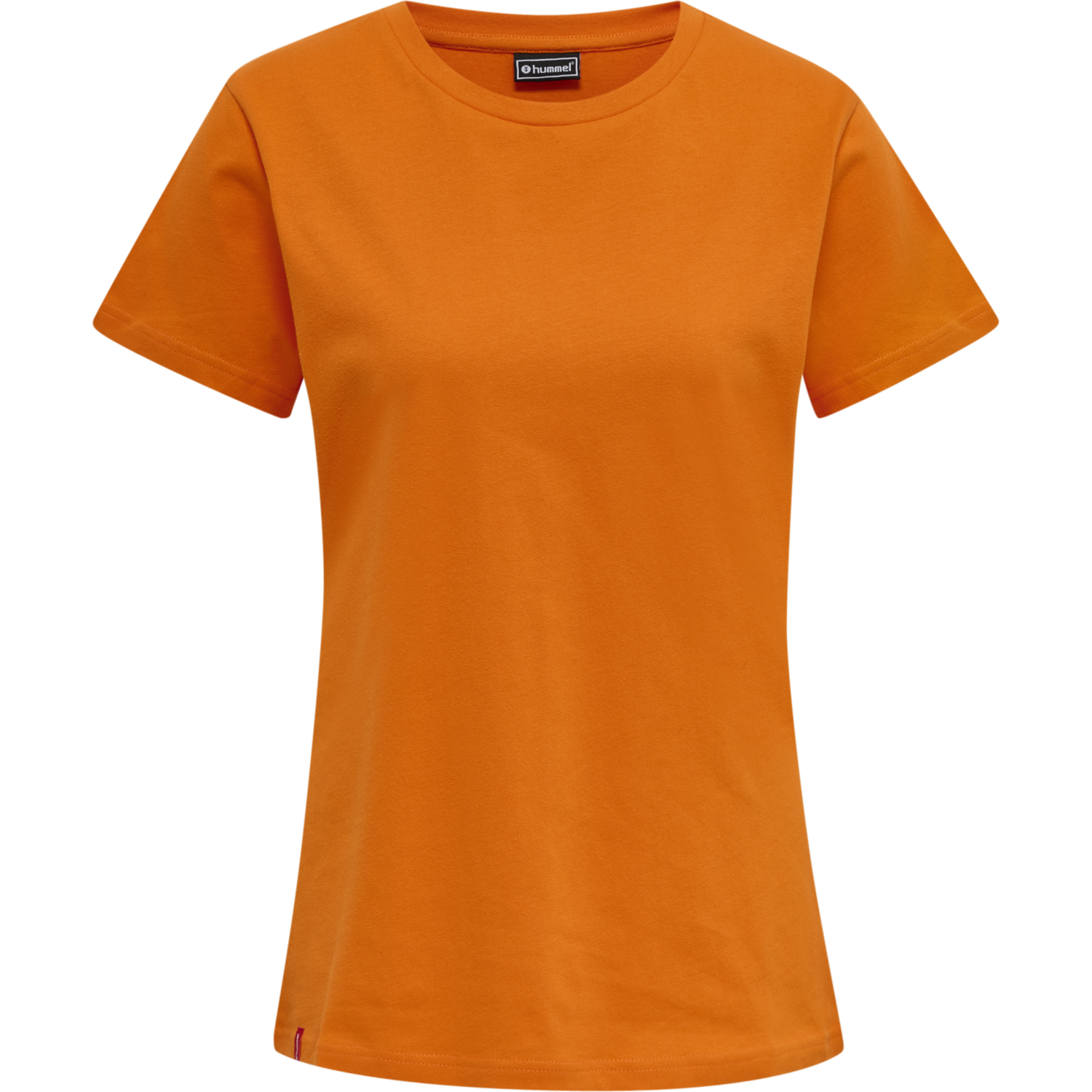 hmlRED BASIC T-SHIRT S/S WOMAN, ORANGE TIGER, packshot