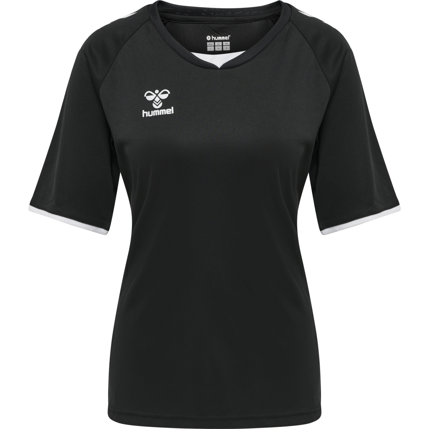 hmlCORE VOLLEY TEE WO, BLACK, packshot