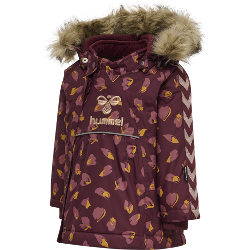 hmlJESSIE TEX JACKET, WINDSOR WINE, packshot