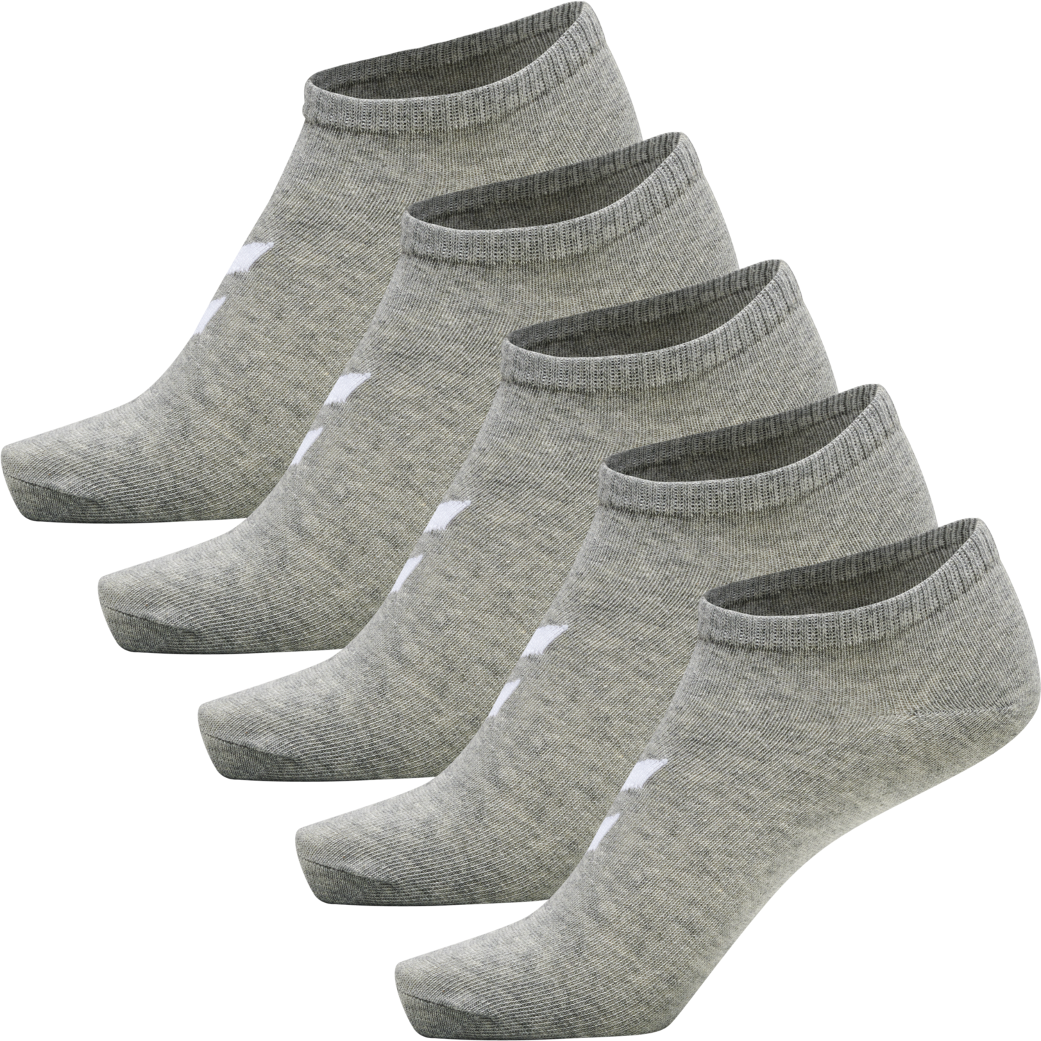 hmlMATCH ME SOCK 5-PACK, GREY MELANGE, packshot