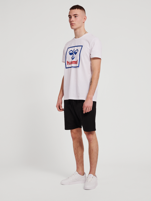 hmlISAM 2.0 T-SHIRT, WHITE/BLUE/RED, model
