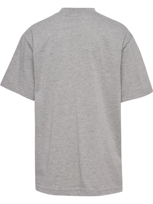 hmlCLEAN T-SHIRT S/S, GREY MELANGE, packshot