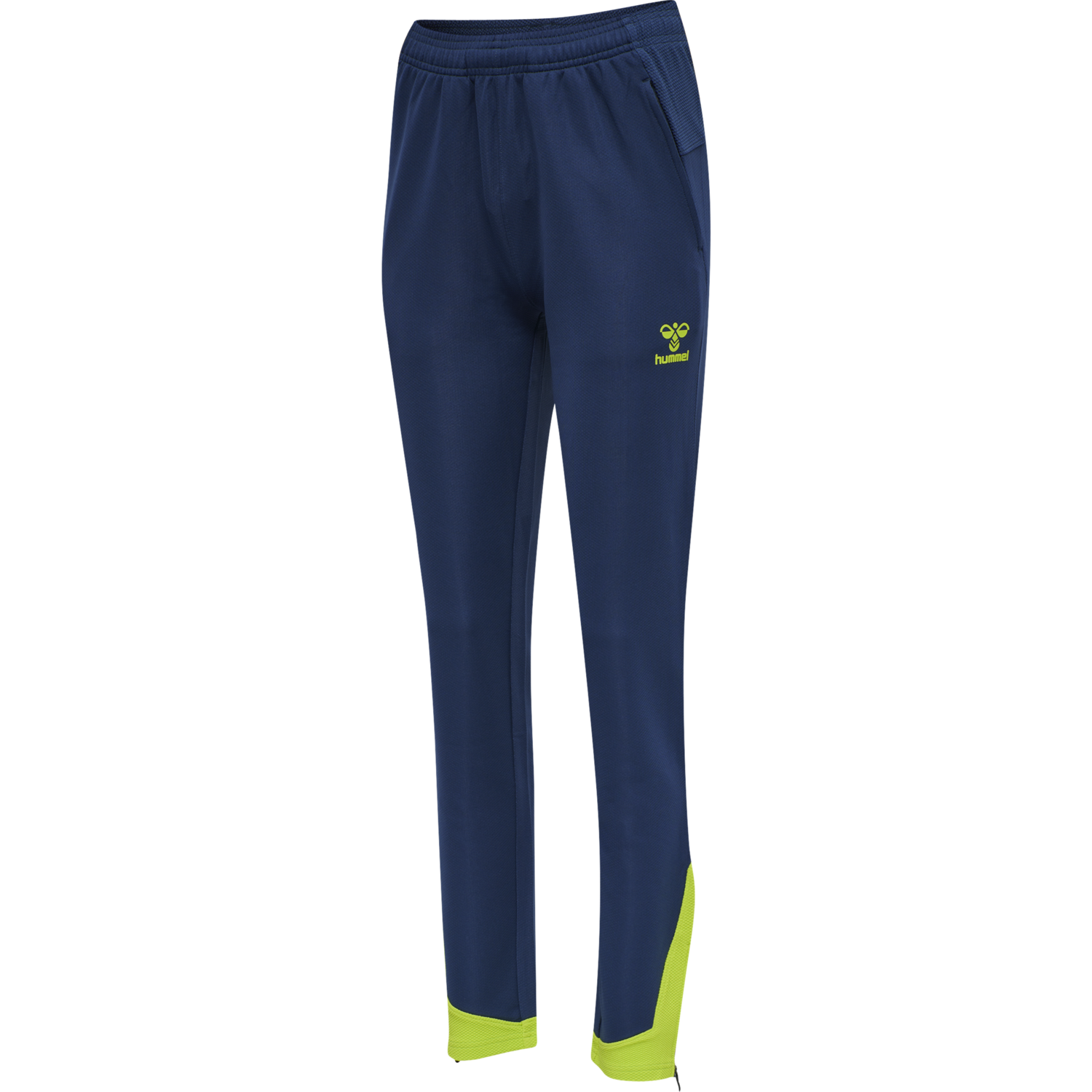 hmlLEAD WOMEN POLY PANTS, DARK DENIM, packshot