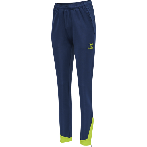 hmlLEAD WOMEN POLY PANTS, DARK DENIM, packshot